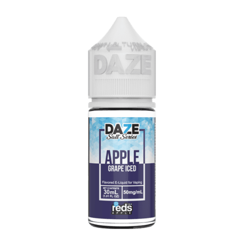 Apple and grape flavored e-liquid in 50mg from the reds collection, made by 7 daze