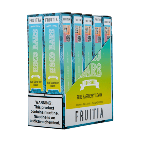 Blue Raspberry Lemon Esco Bar Fruitia Vape Bundle