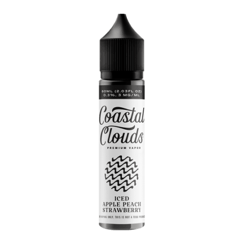 Apple Peach Strawberry ICED - Coastal Clouds E-Juice 60ml