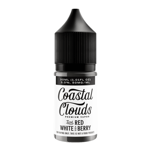 Red White & Berry Iced Coastal Clouds Salt Nic