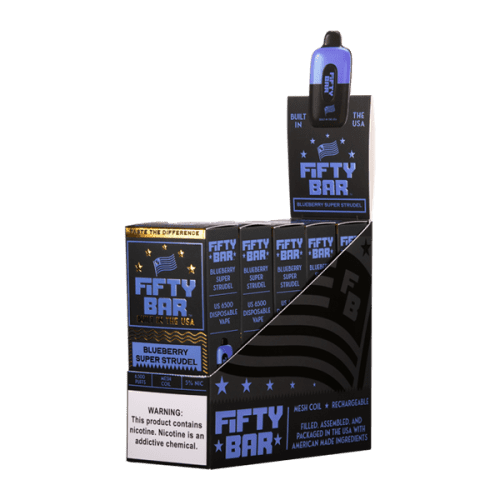 Blueberry Super Strudel Fifty Bar Vape 5-Vape