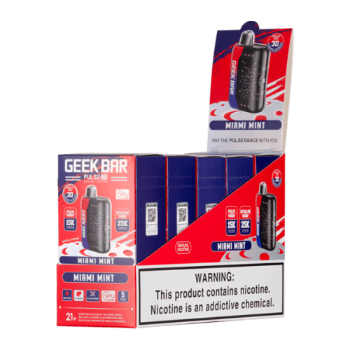 Miami Mint Geek Bar Pulse X (Patriot Edition) 5 Pack