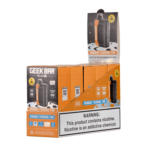 Orange Fcucking Fab Geek Bar Pulse X 25k 5-Pack