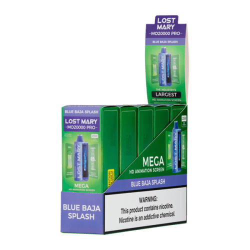 Blue Baja Splash Lost Mary MO20000 PRO Vape 5-Pack