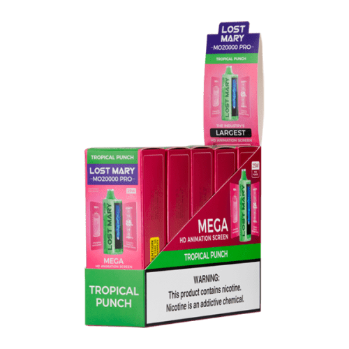 Tropical Punch Lost Mary MO20000 PRO Vape 5-Pack