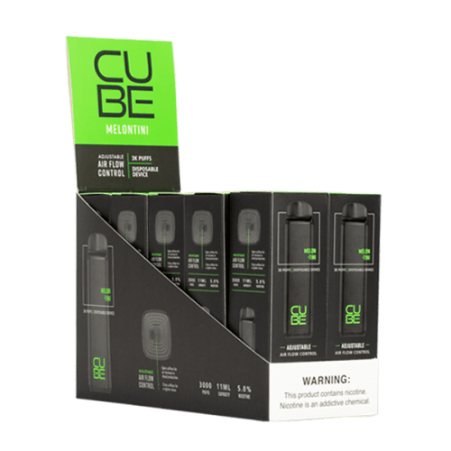 Cube Melontini disposable vape 3000 puffs 10-pack