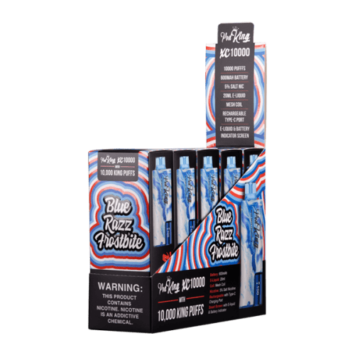 Blue Razz FrostBite Pod King XC10000 Disposables 5-Pack