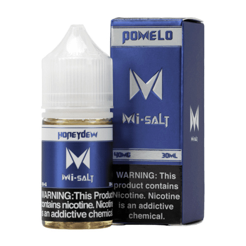 A 30ml vape juice with nicotine in 20mg & 40mg, Honeydew Mi-Salts by Mi-One Brands