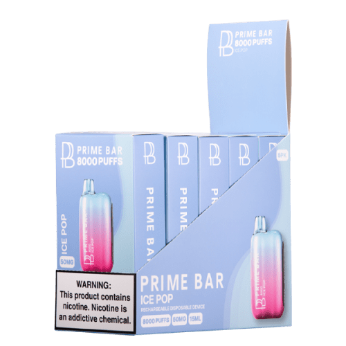 Ice Pop Prime Bar 8000 Vape 5-Pack