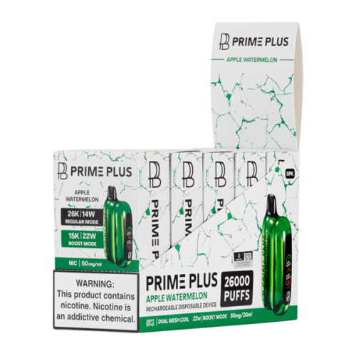 Apple Watermelon PRIME PLUS 26000 5 Pack