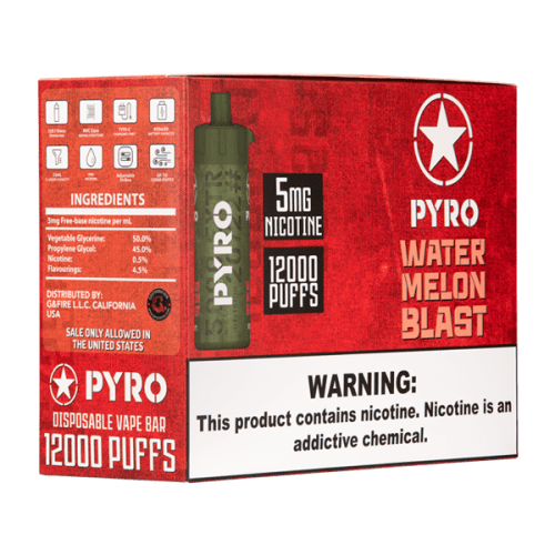 Watermelon Blast Pyro Disposable Vape 10-Pack