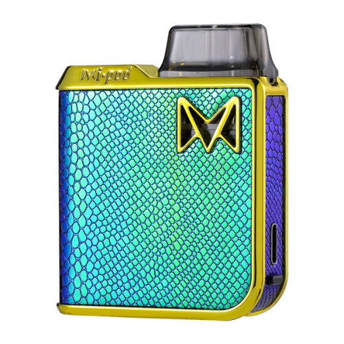 Showing off a fantasy theme, the Sea Dragon Mi-Pod PRO pairs perfectly with all nicotine salts