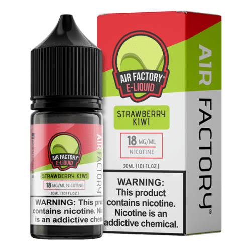 Strawberry Kiwi is a sweet & fruity flavored vape juice from Air Factory, blended with nicotine salts