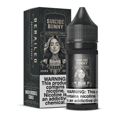 Derailed Suicide Bunny Salts E-Juice Bottle & Box