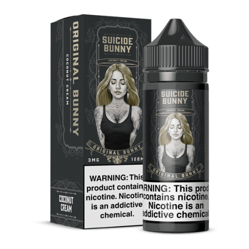 Original Suicide Bunny Free Base E-Juice Bottle & Box