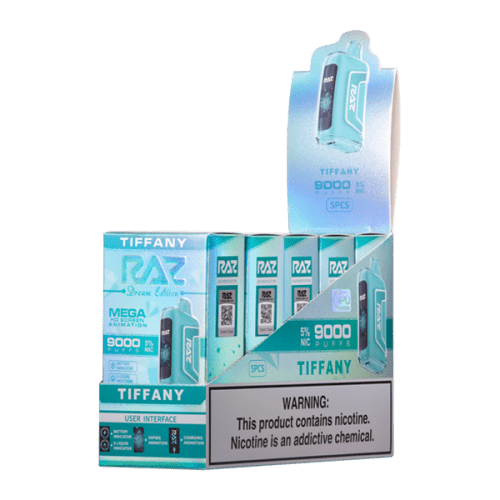 Tiffany RAZ TN9000 Vape 5-Pack