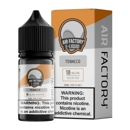 Shop one of our best-selling tobacco vape juice flavors with Tobacco e-liquid by Air Factory