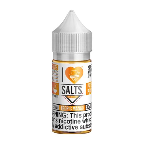 Sweet mango flavored nicotine salts in 25mg, Tropic Mango is an I Love Salts Eliquid