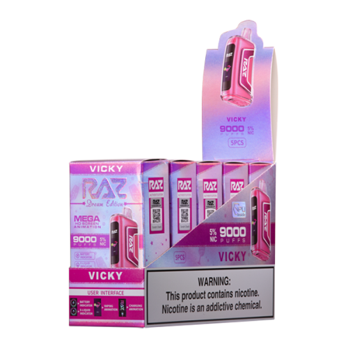 Vicky RAZ TN9000 Vape 5-Pack