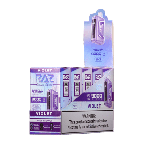 Violet RAZ TN9000 Vape 5-Pack