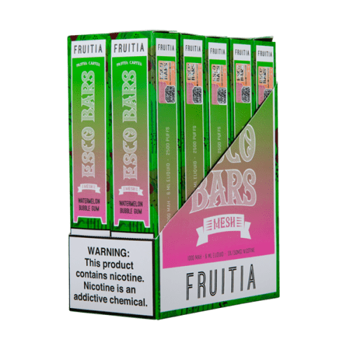 Watermelon Bubble Gum Esco Bar Fruitia Vape Bundle