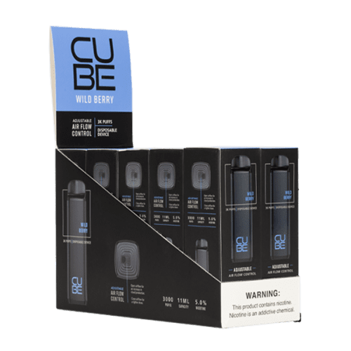 Wildberry Cube Disposable Vape Pen 10-Pack